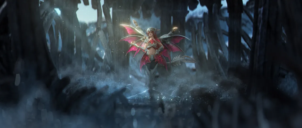 Nekokoyoshi (爆机少女喵小吉) cosplay Dawn Jue Silver Dragon - Monster Hunter Rise 2-erohere27.webp